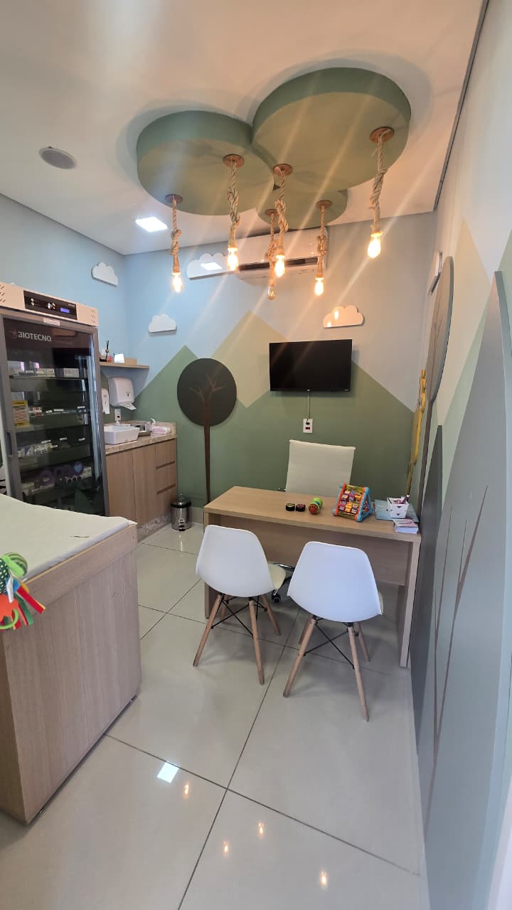 Sala de atendimento da clínica